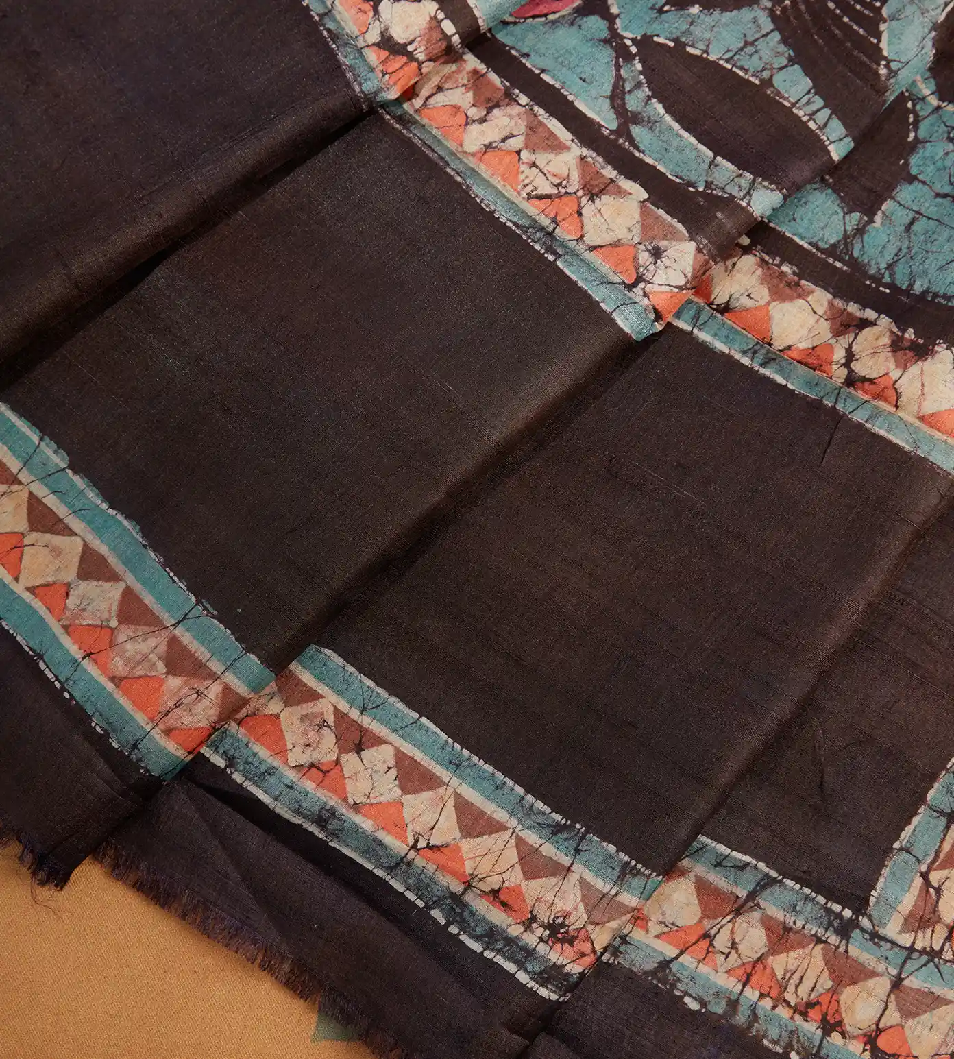 multicolour-batik-tussar-saree-c0355311-e