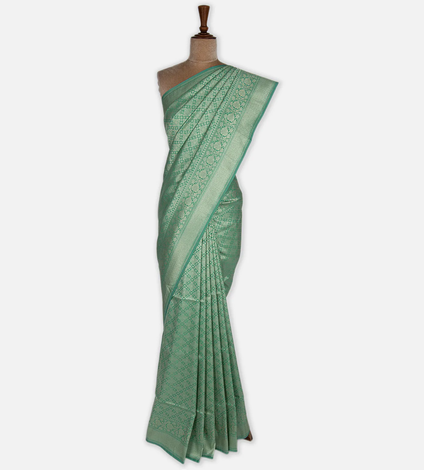 sea-blue-semi-banarasi-silk-saree-c0456220-b