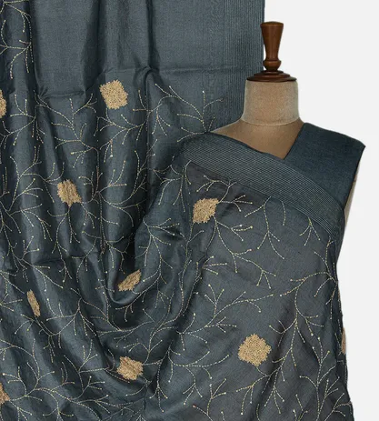 dark-grey-tussar-embroidery-saree-c0355676-a
