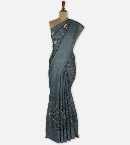 dark-grey-tussar-embroidery-saree-c0355676-b