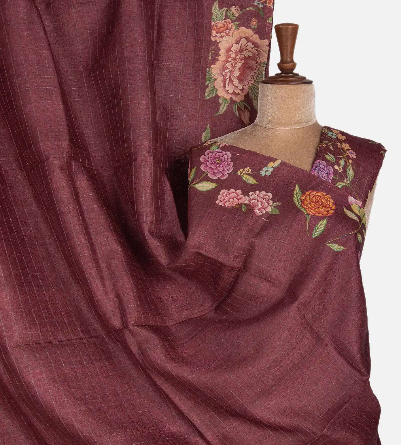 maroon-tussar-saree-c0457092-a