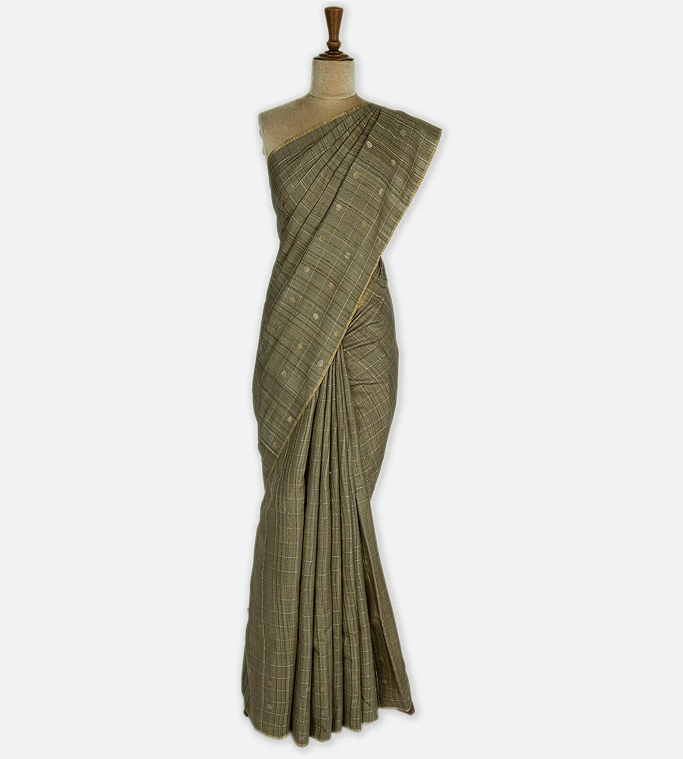 olive-green-tussar-saree-b0943066-b