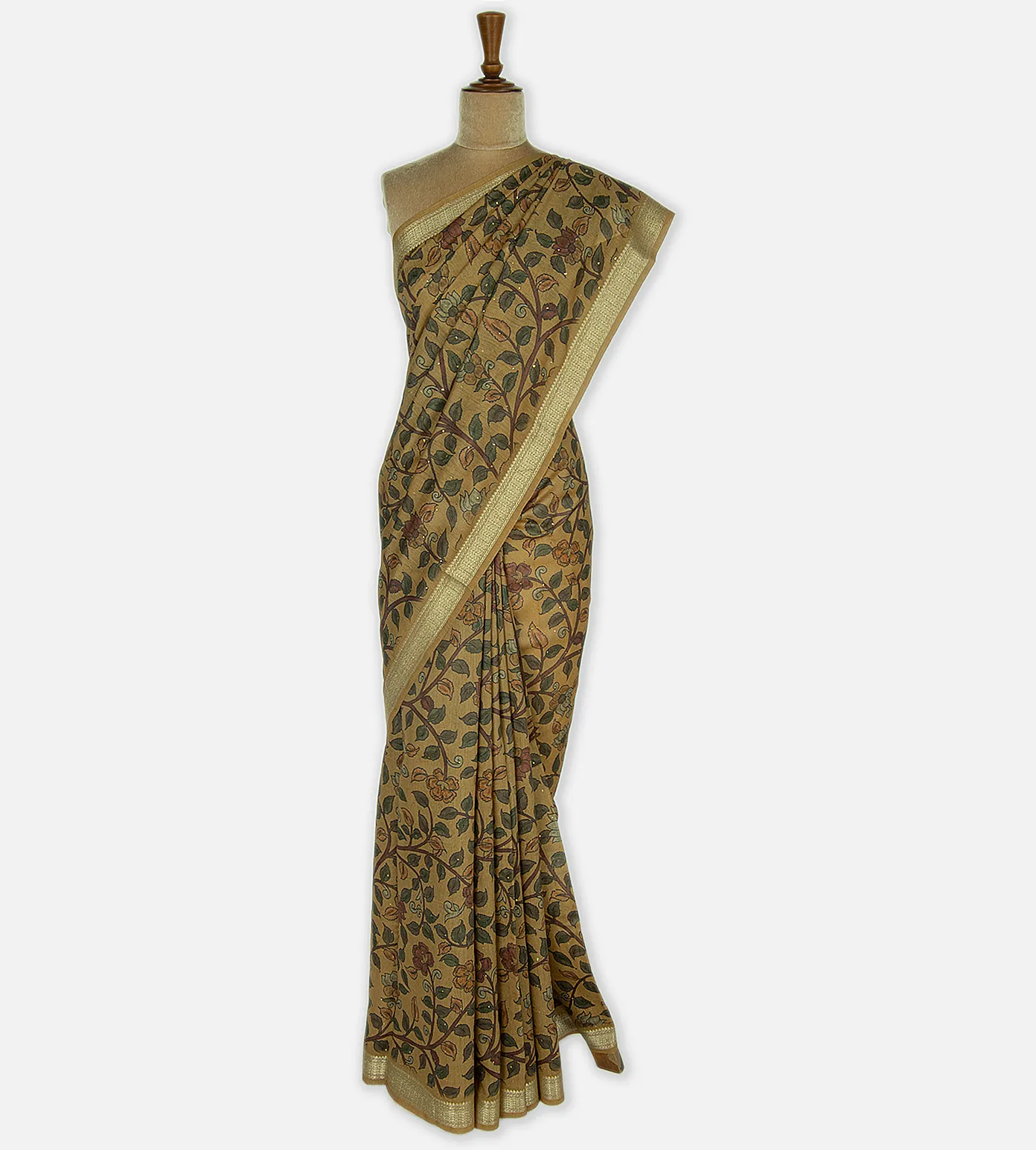 beige-tussar-saree-b0636490-b