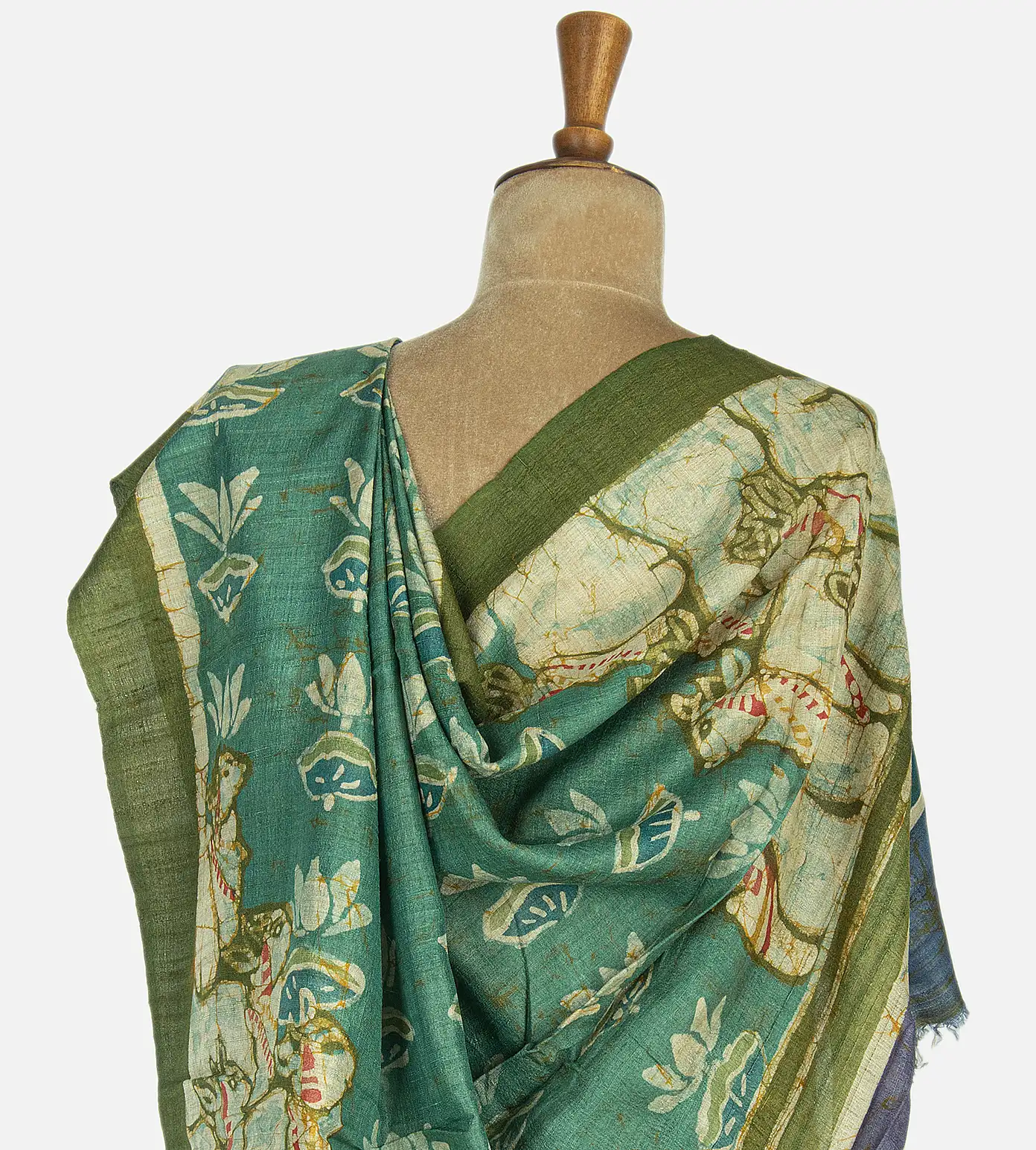 green-tussar-saree-c0254427-c
