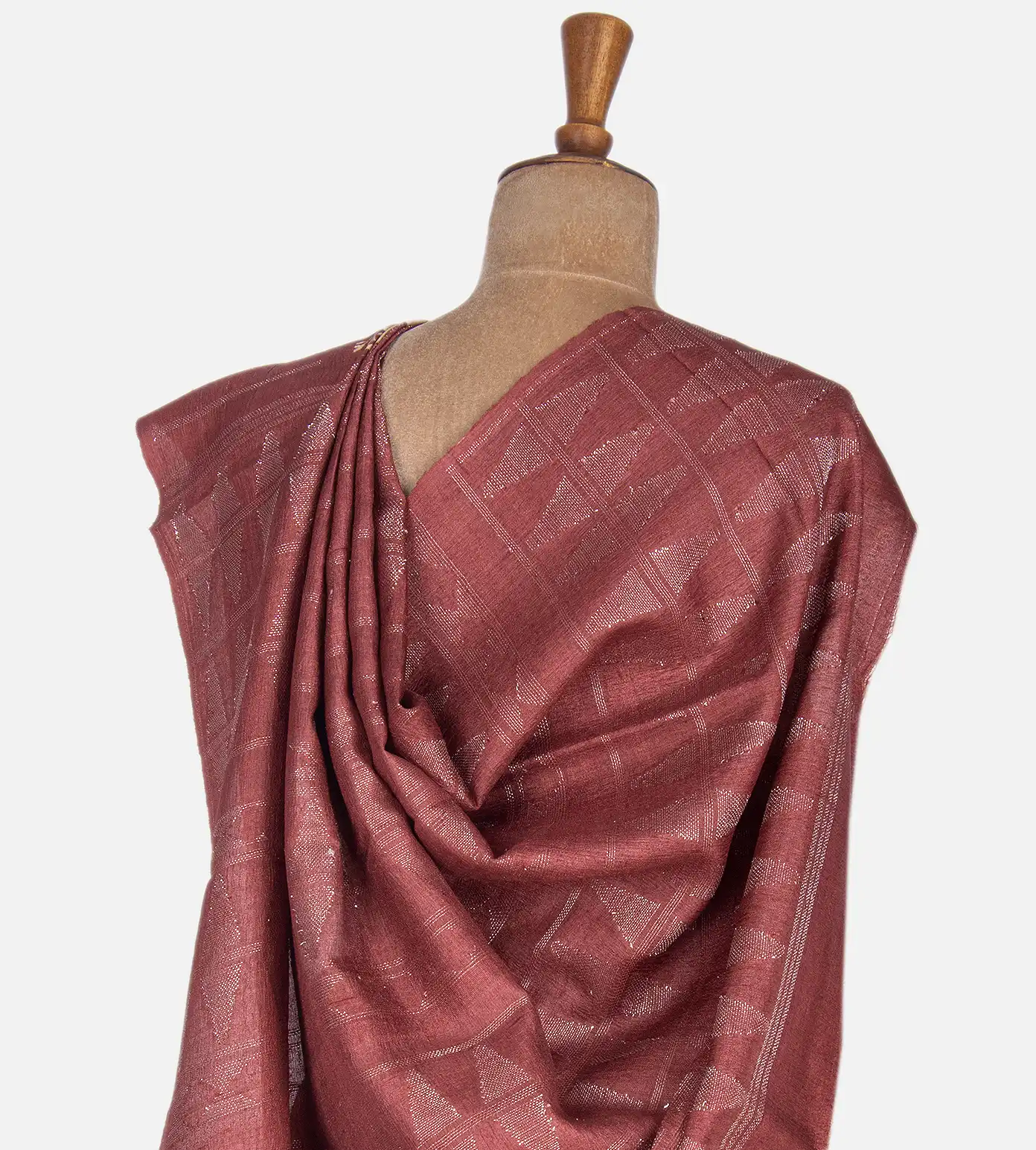 maroon-tussar-saree-c0254200-c