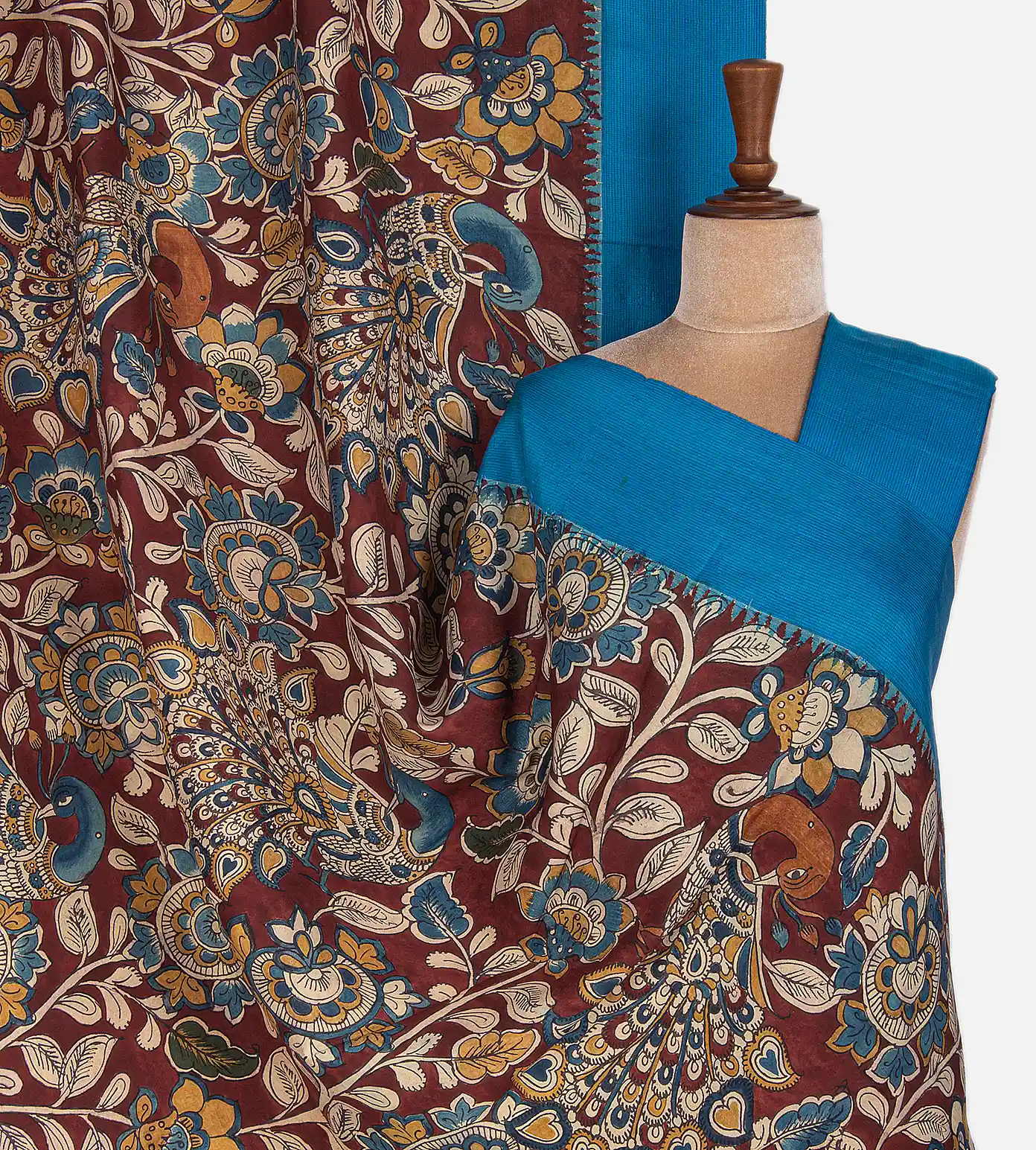 deep-red-kanchipuram-silk-kalamkari-saree-rv10460-a