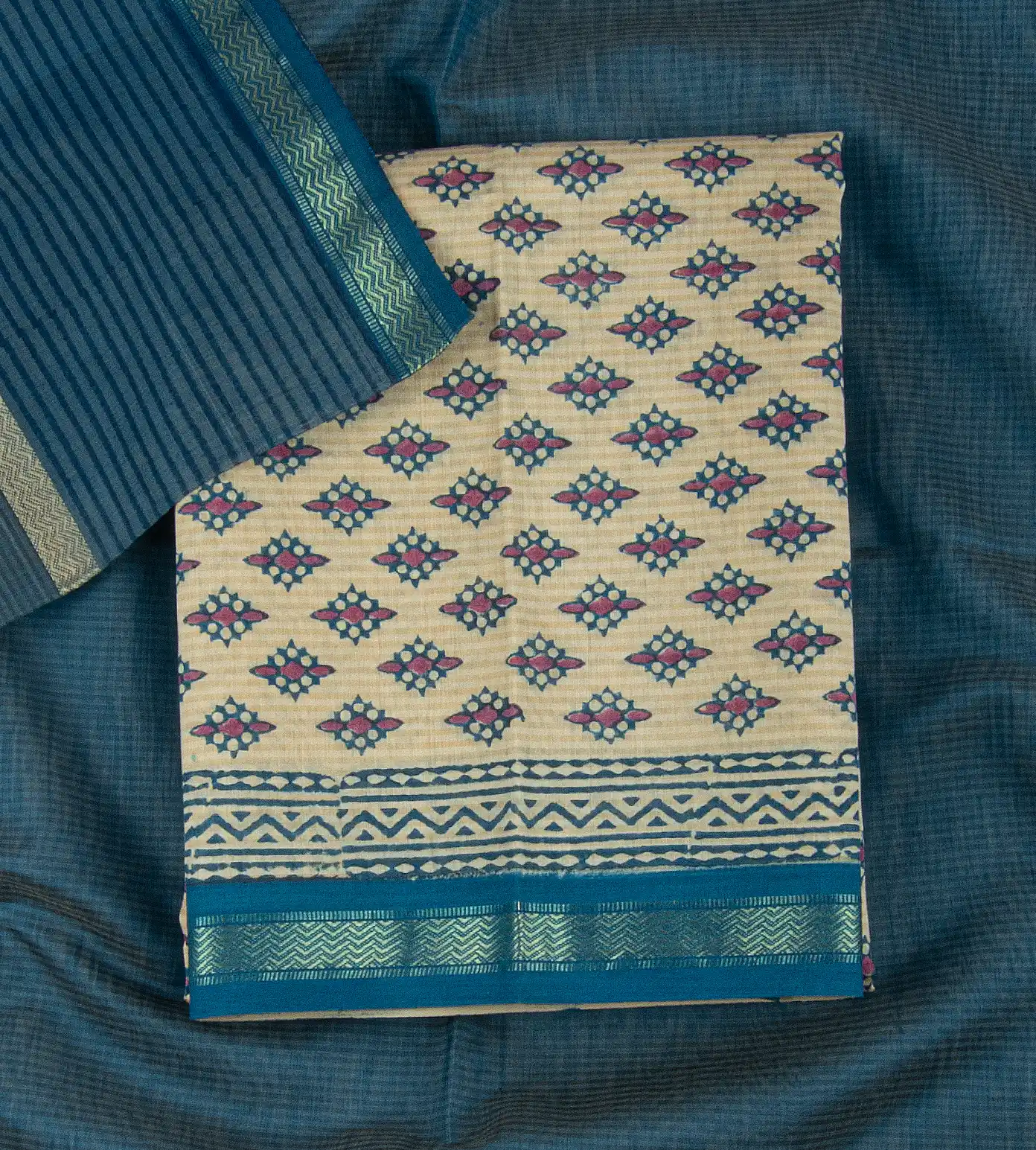 light-beige-and-off-white-maheshwari-cotton-salwar-c0457801-a