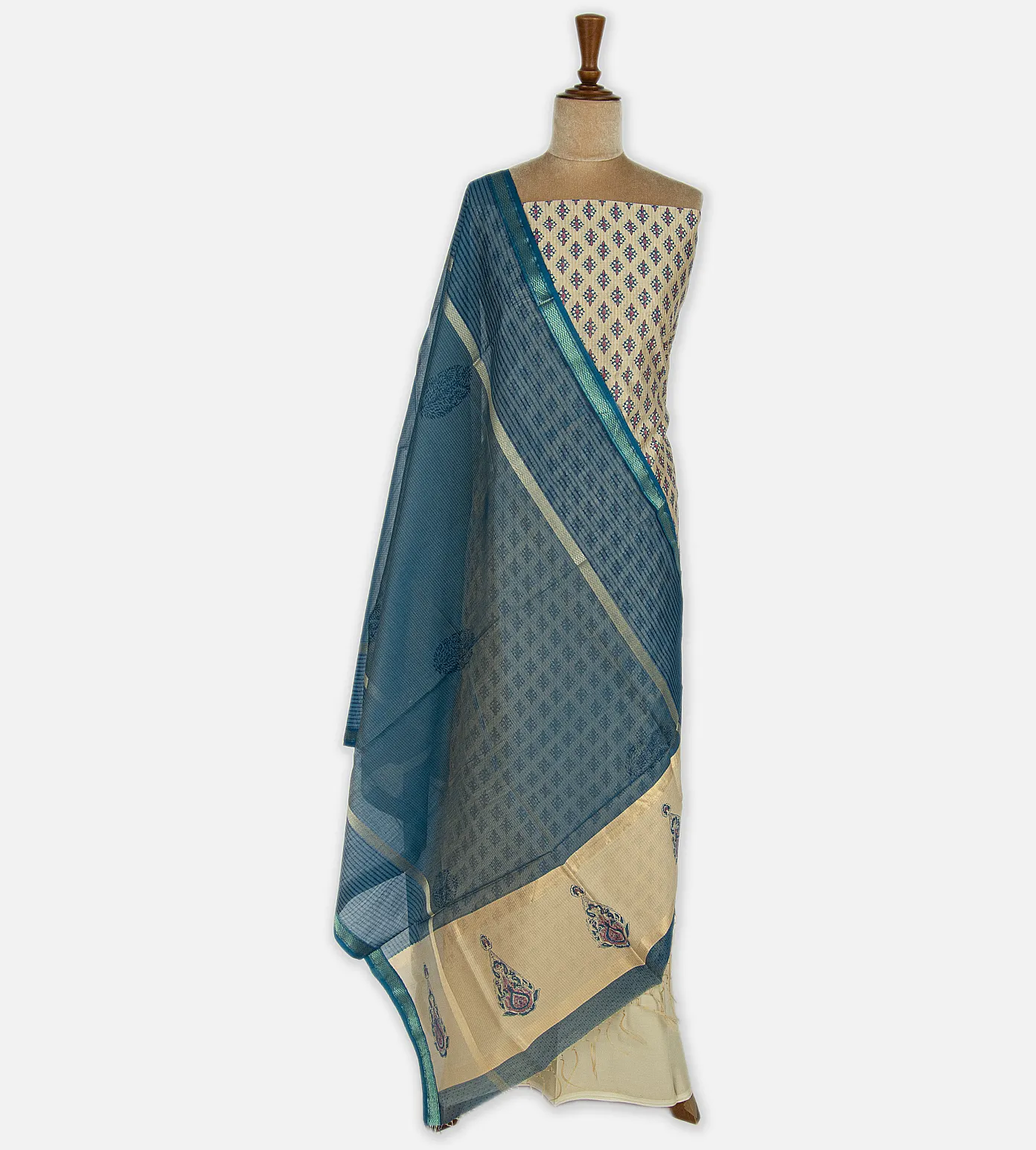 light-beige-and-off-white-maheshwari-cotton-salwar-c0457801-b