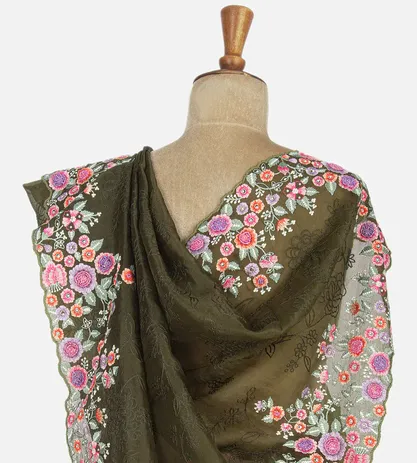 olive-green-organza-embroidery-saree-b0637871-c
