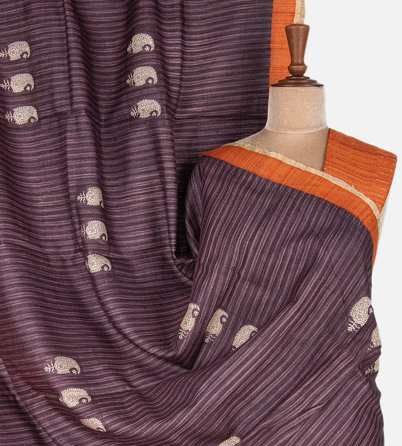 aubergine-purple-tussar-printed-saree-c0558506-a