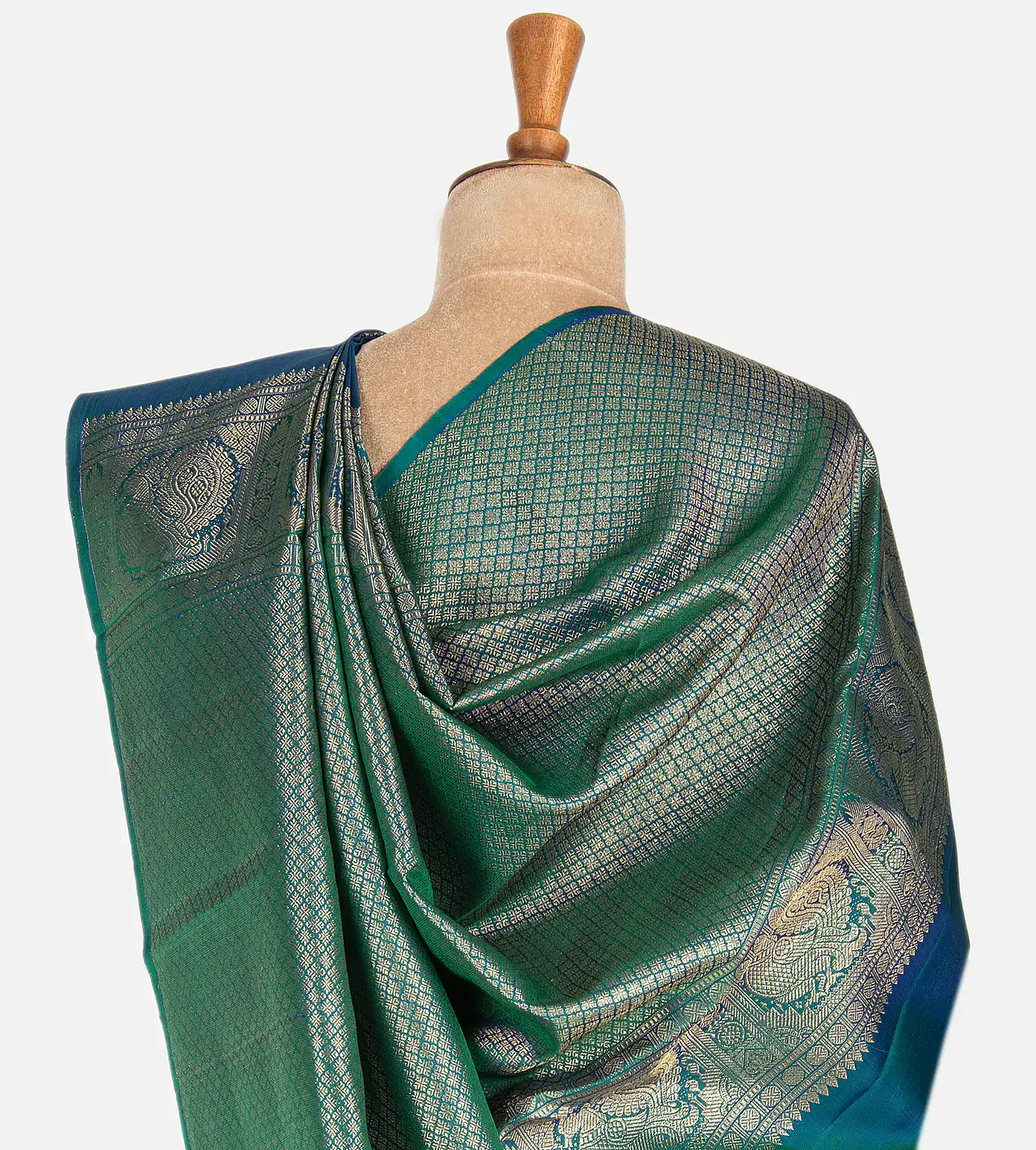 peacock-blue-kanchipuram-silk-saree-c0355901-c