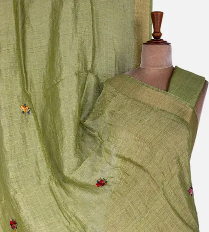 green-linen-saree-c0558983-a