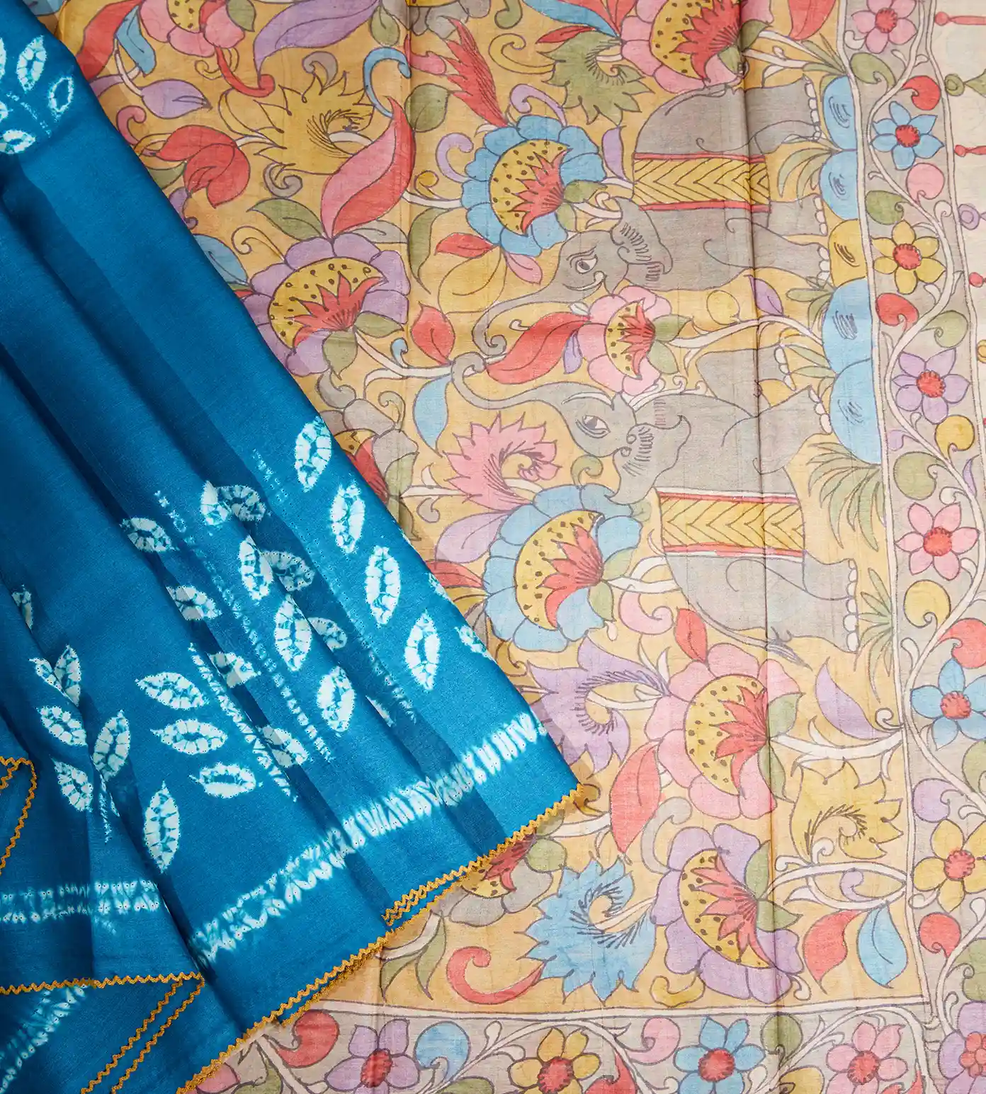 dark-pink-shibori-tussar-saree-c0558520-b