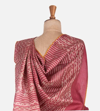 crimson-red-tussar-batik-printed-saree-c0558666-c