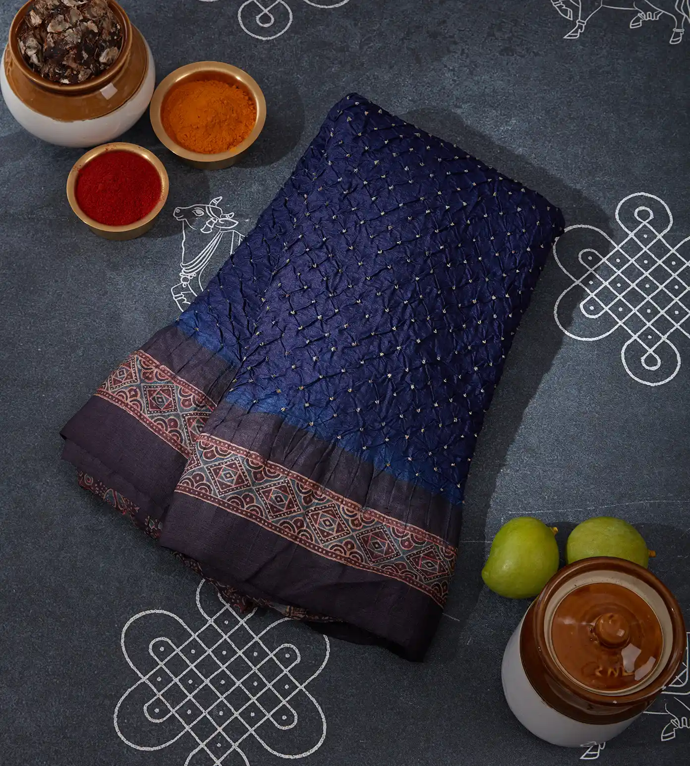 blue-bandhani-ikat-saree-c0252986-a