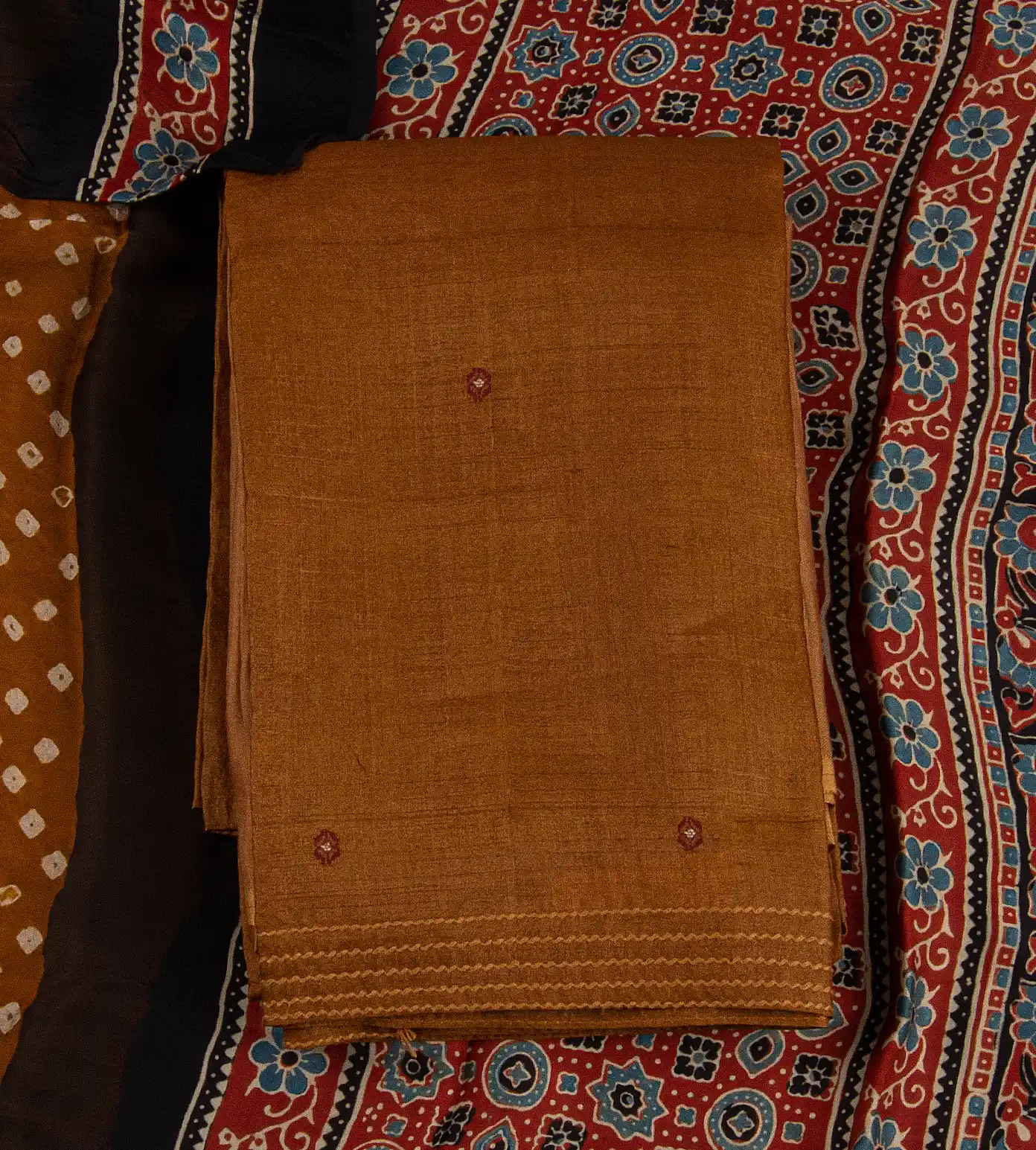 rust-red-tussar-salwar-b1148300-a