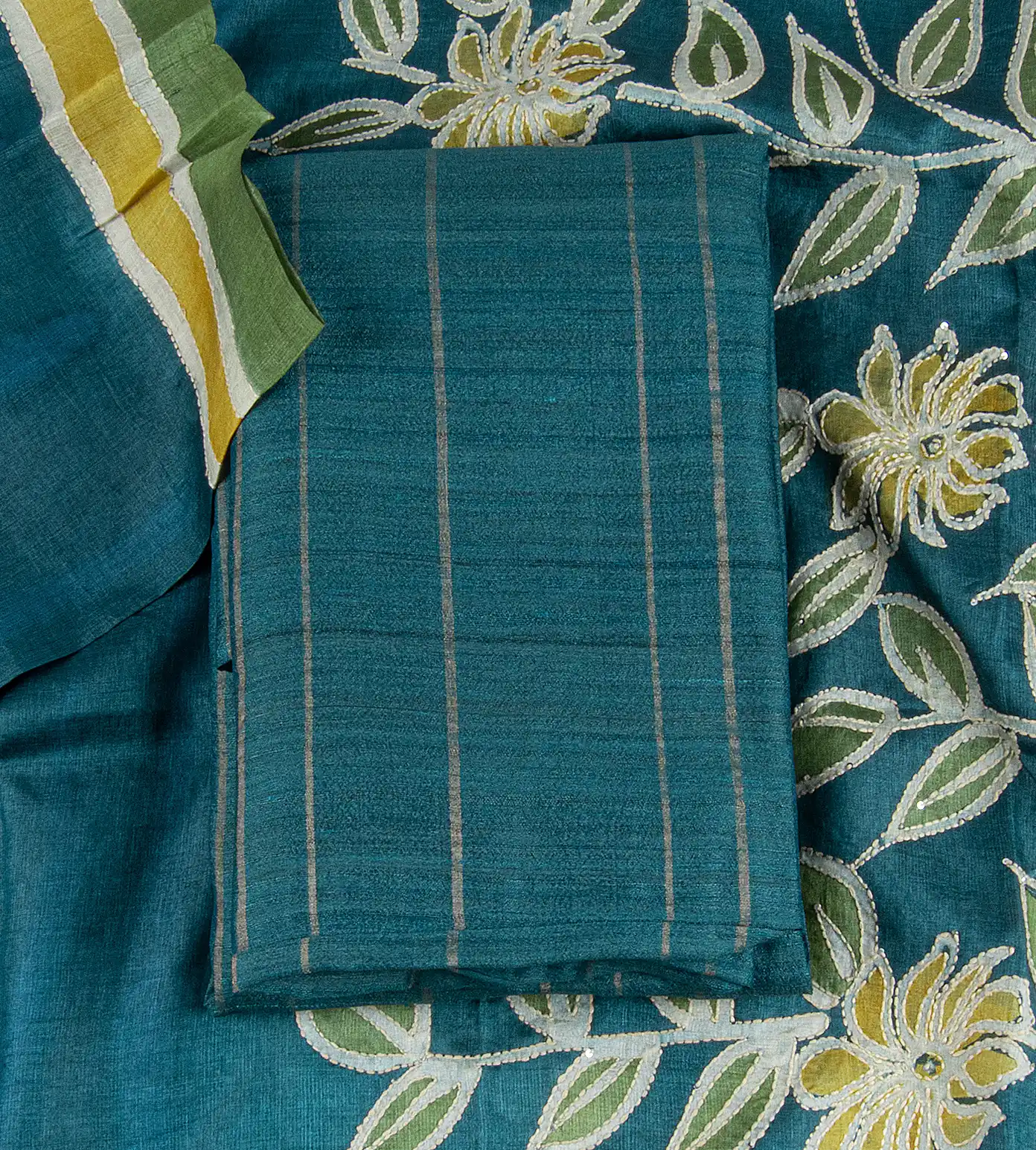 emerald-green-tussar-salwar-c0559735-a