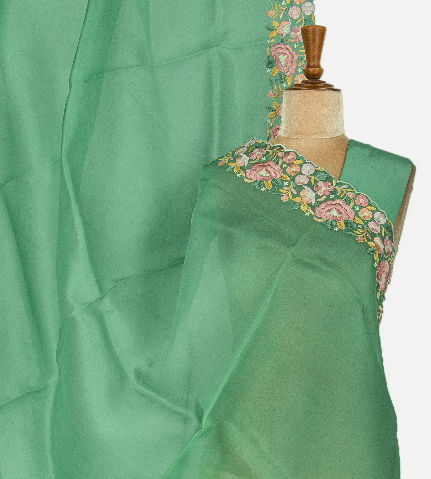 green-organza-saree-c0255118-a