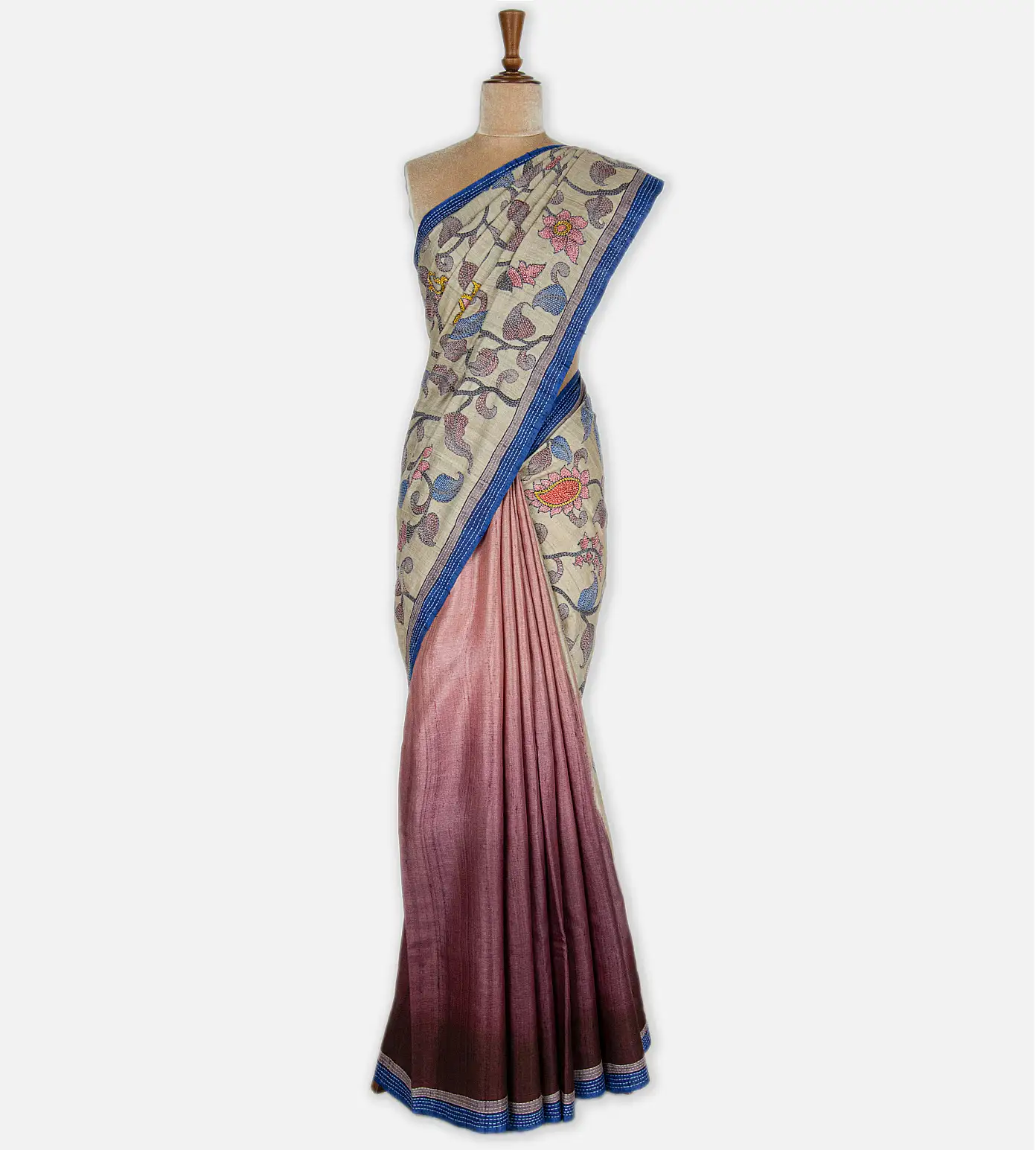 off-white-and-maroon-tussar-saree-c0559890-b