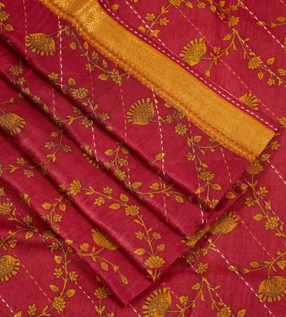 red-tussar-saree-c0559371-d