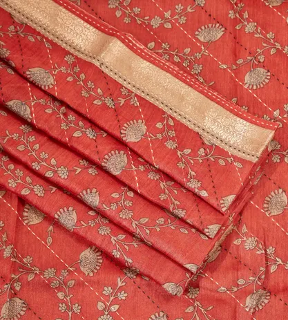 vermillion-red-tussar-saree-c0559372-d