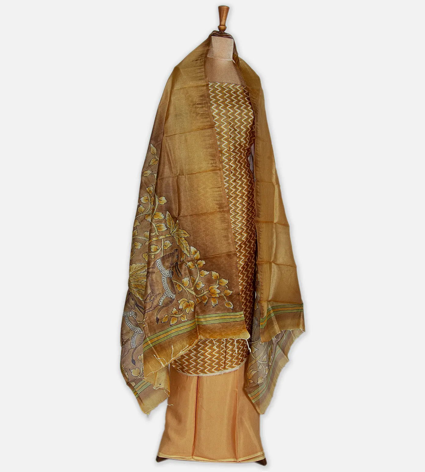 yellow-tussar-salwar-c0457348-c