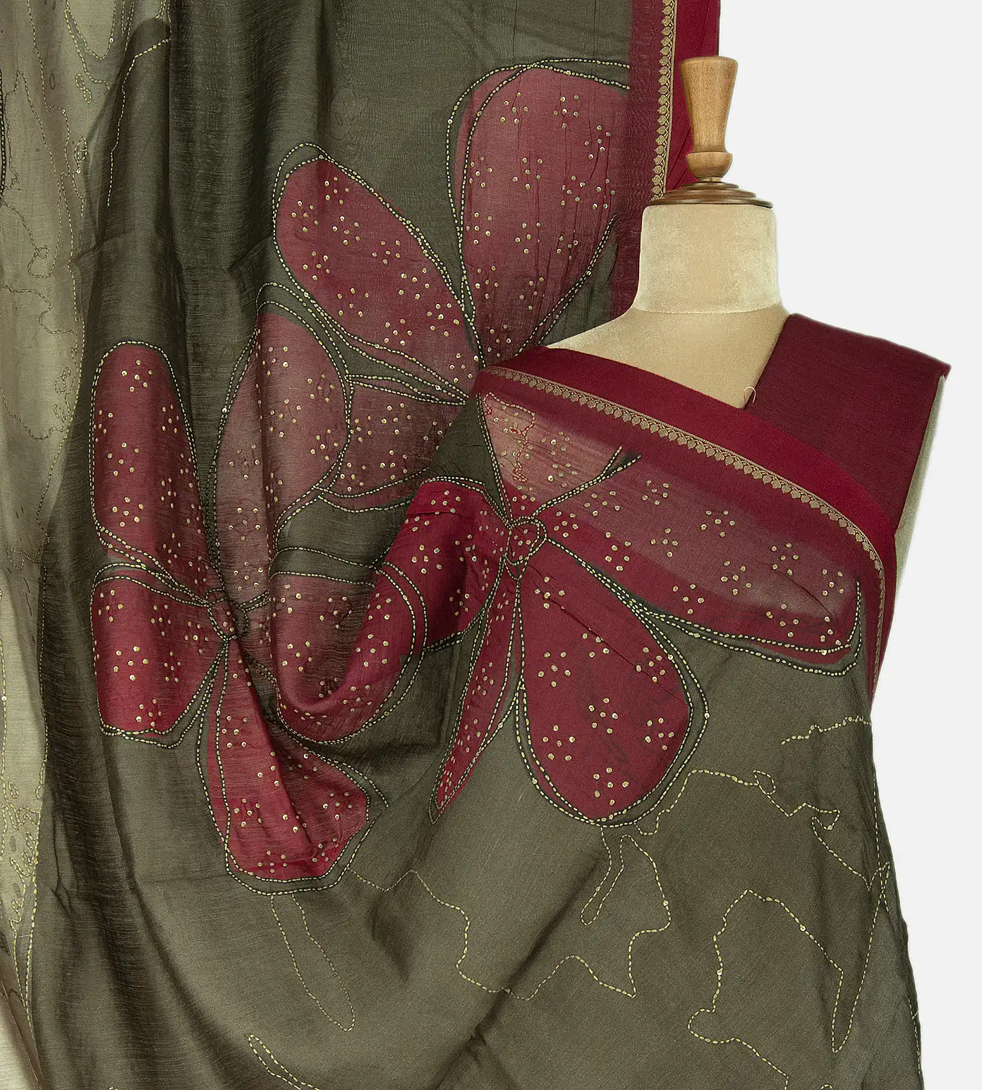 olive-green-soft-tussar-saree-c0560038-a