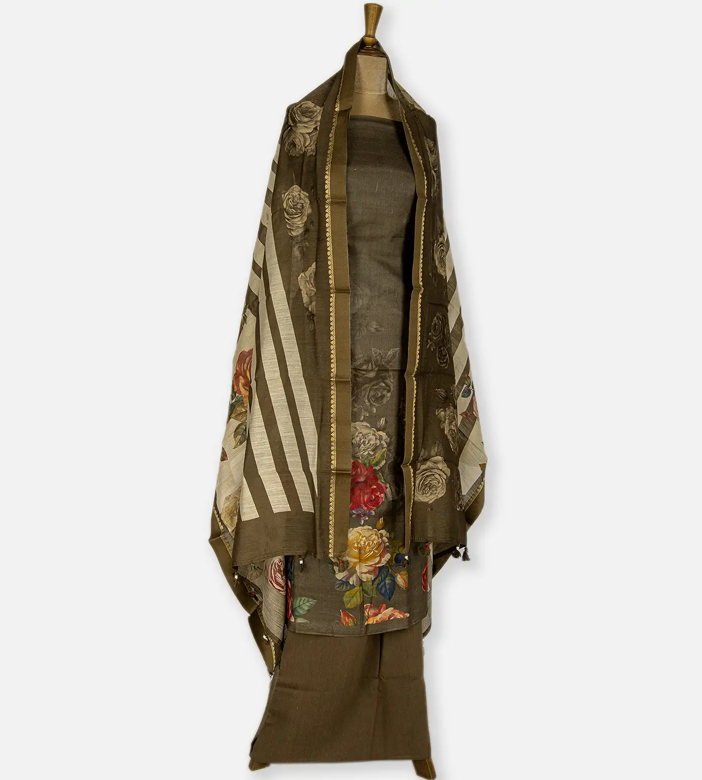 deep-brown-tussar-salwar-b1046676-c