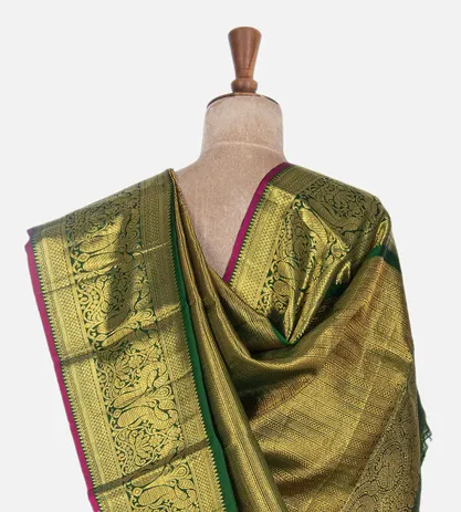 bottle-green-kanchipuram-silk-saree-rv13990-c