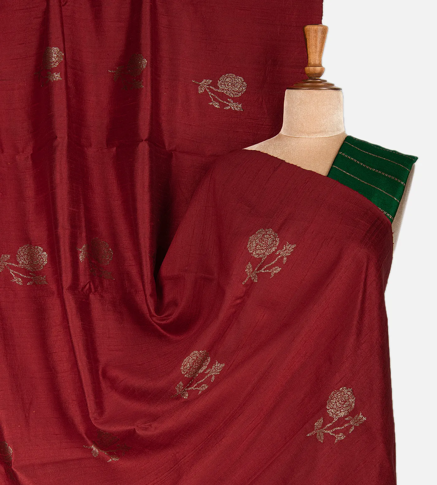 red-banarasi-tussar-saree-c0559515-a