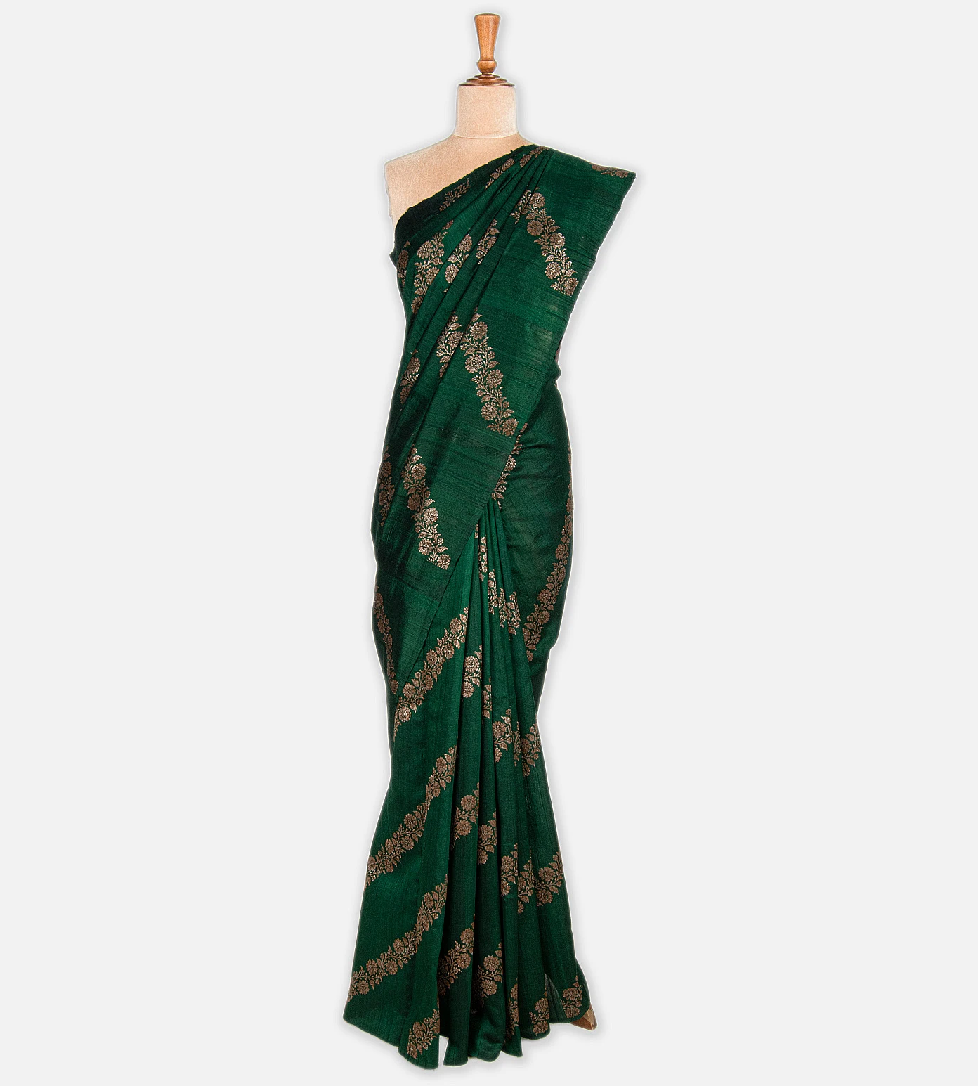 green-banarasi-tussar-saree-c0559519-b