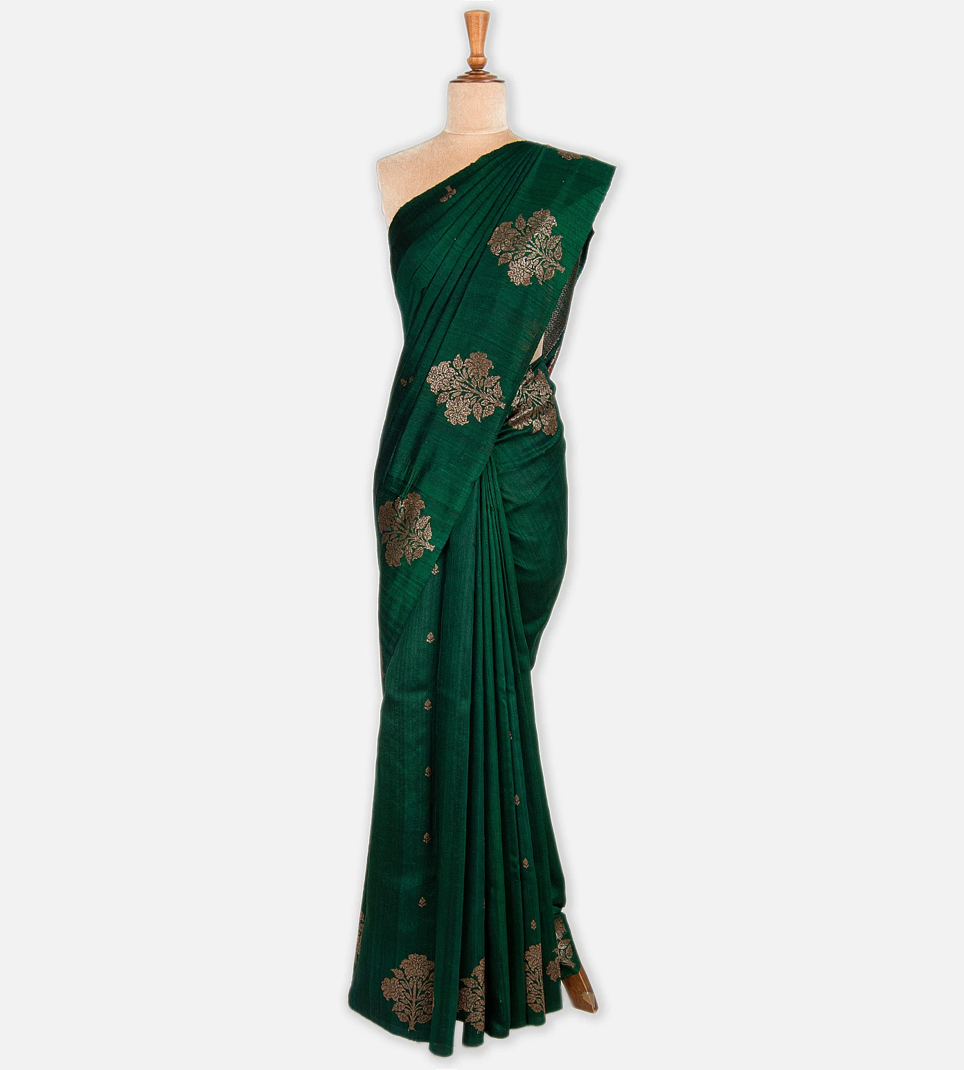 green-banarasi-tussar-saree-c0559514-b