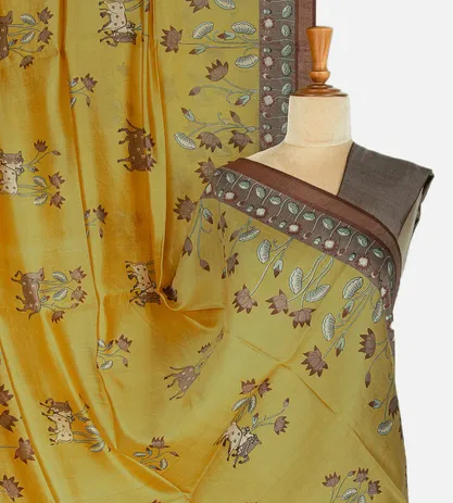 yellow-soft-tussar-saree-c0762264-a