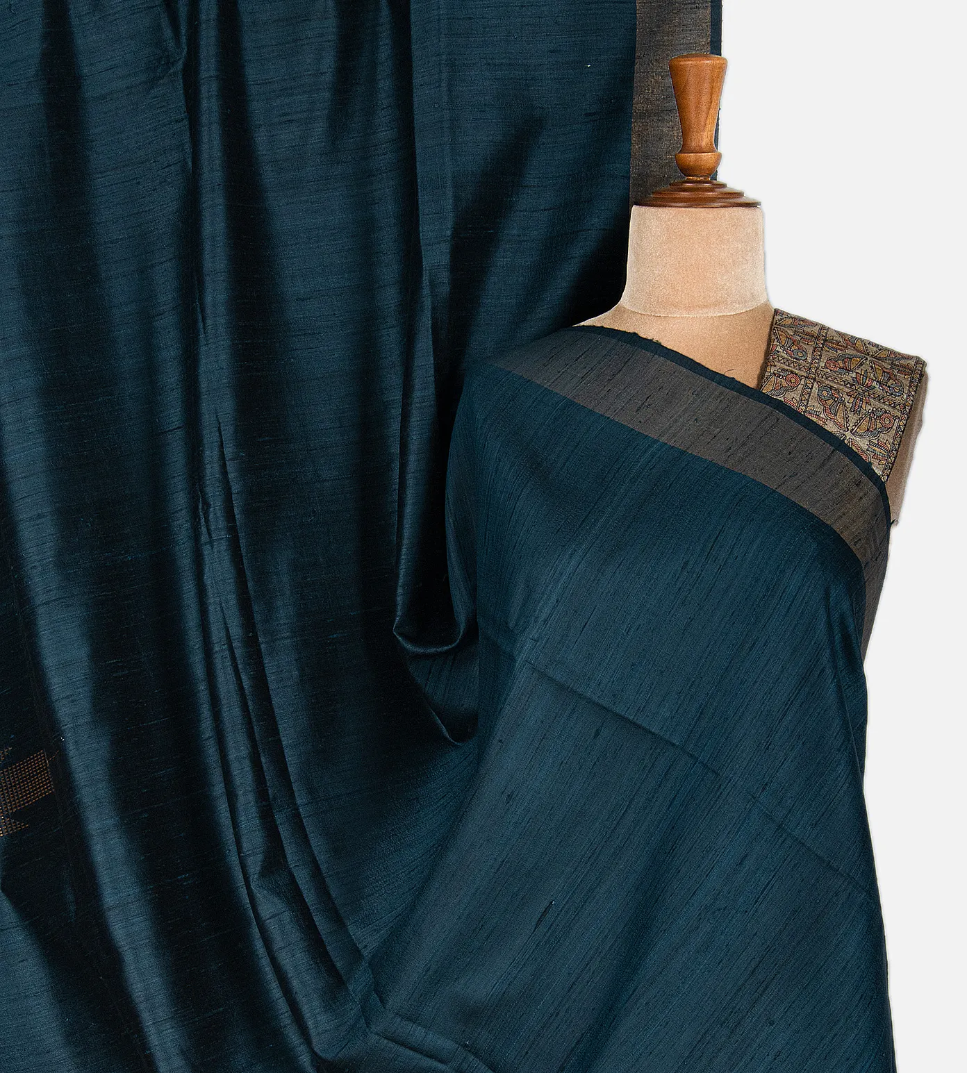 blue-tussar-saree-c0762267-a