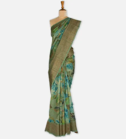 green-banarasi-tussar-saree-c0254174-b