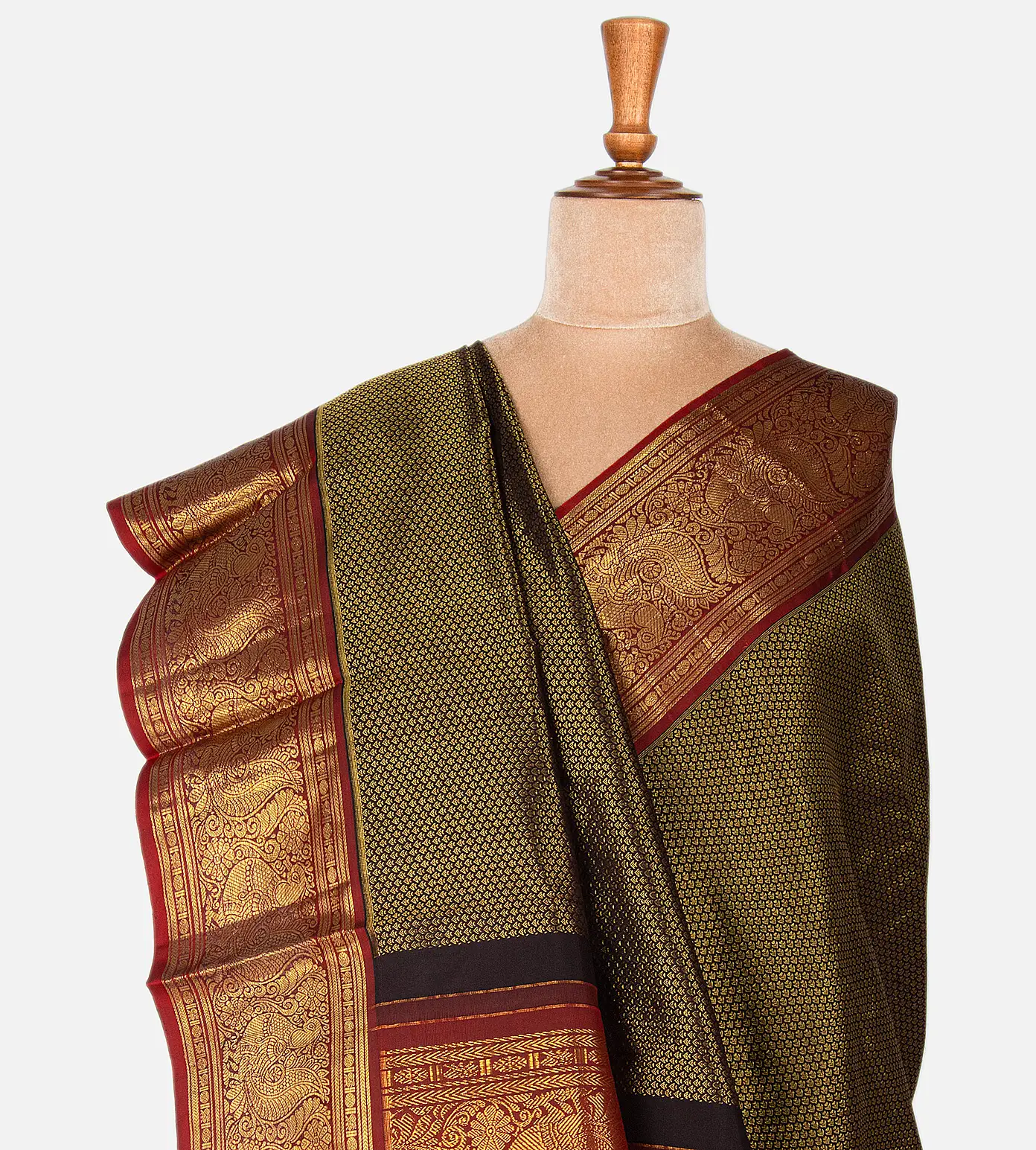 black-kanchipuram-dupatta-c0457636-c