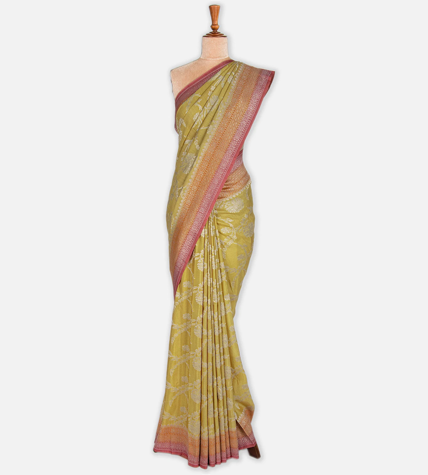 yellow-banarasi-tussar-georgette-b1044969-b