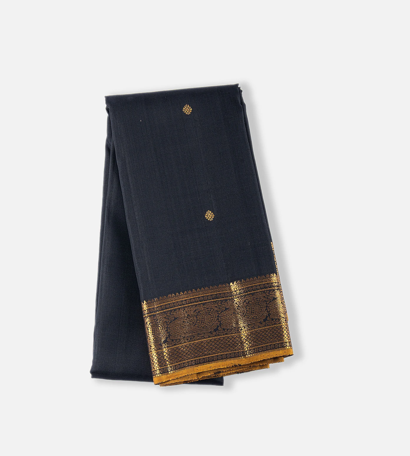 black-kanchipuram-silk-dupatta-c0456616-a