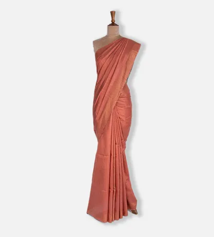 deep-coral-tussar-saree-c0762281-b