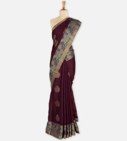 matroon-soft-silk-saree-c0761937-c