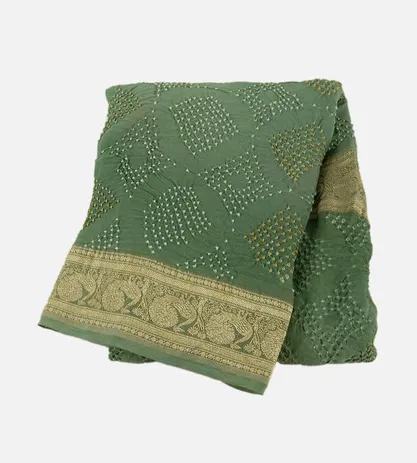 green-banarasi-georgette-dupatta-c0253121-a