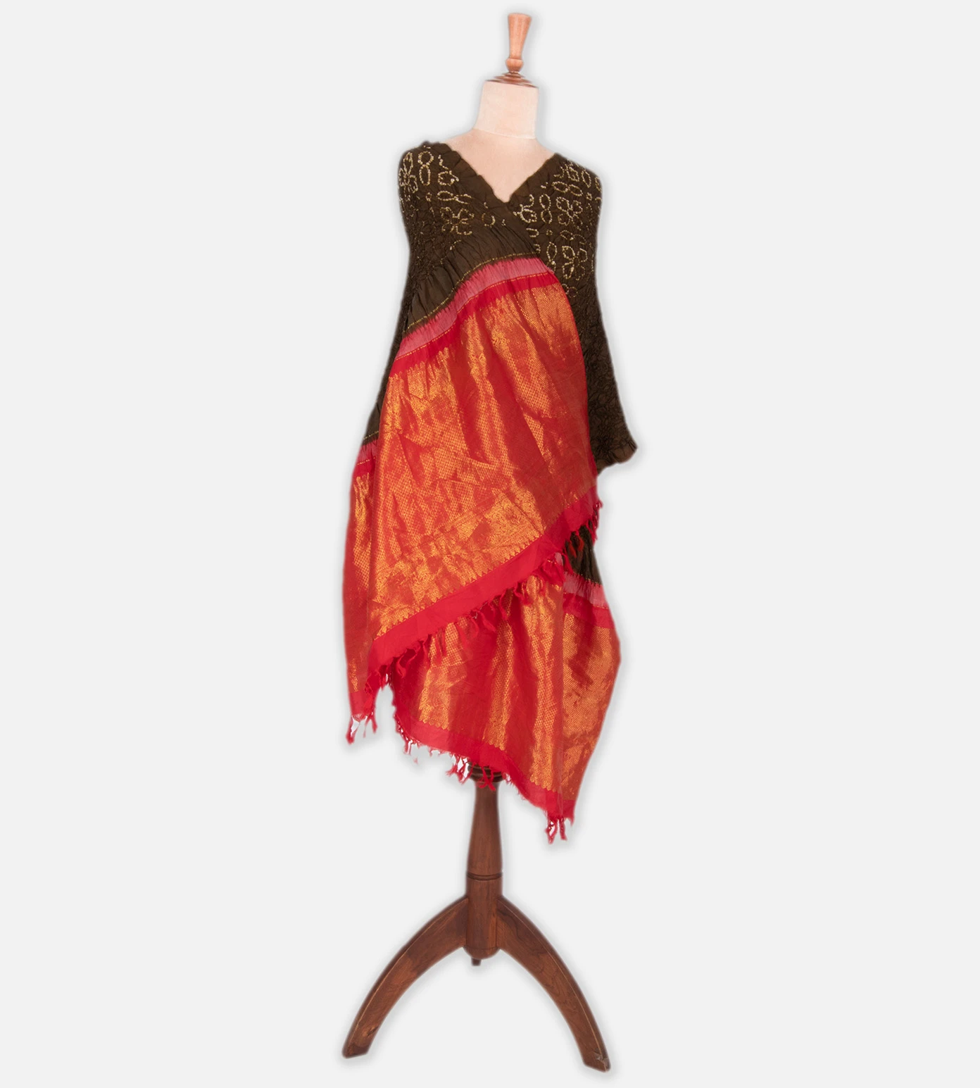 brown-kanchipuram-bandhani-dupatta-c0252916-c