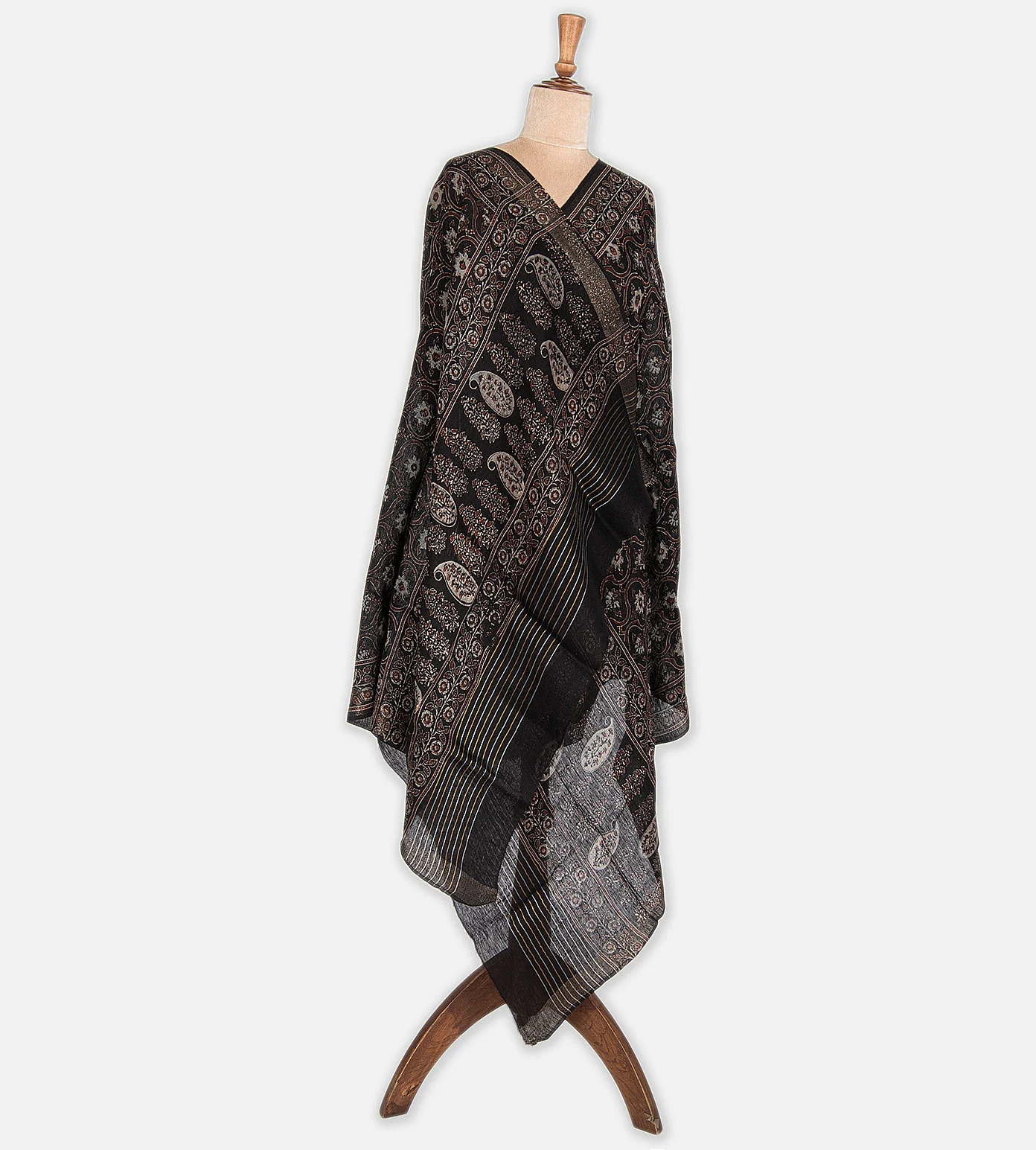 black-linen-cotton-dupatta-c0253123-c