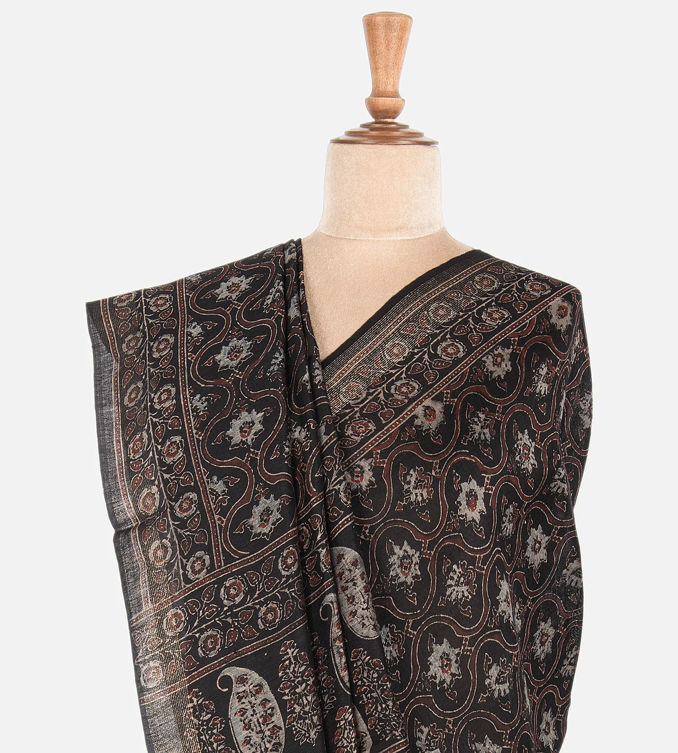 black-linen-cotton-dupatta-c0253123-d
