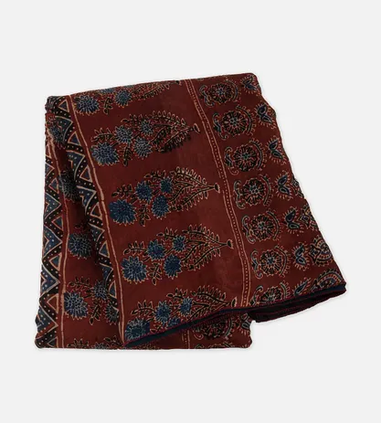 blue-mudal-silk-and-maroon-linen-reversible-dupatta-c0253114-a