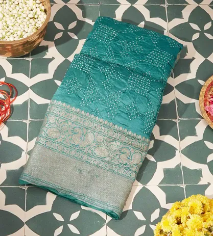 deep-teal-bandhani-saree-c0252888-a