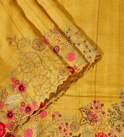 yellow-tussar-embroidery-saree-c0863042-b