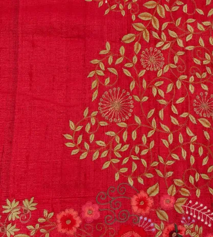 red-tussar-embroidery-saree-c0863041-e