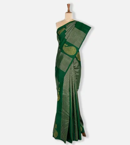 bottle-green-kanchipuram-silk-saree-b0840665-b