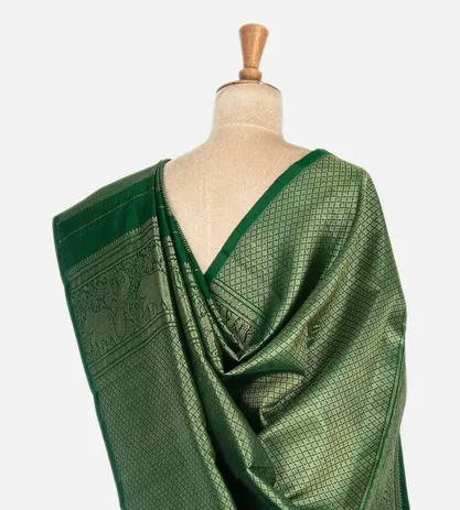 bottle-green-kanchipuram-silk-saree-b0840665-c